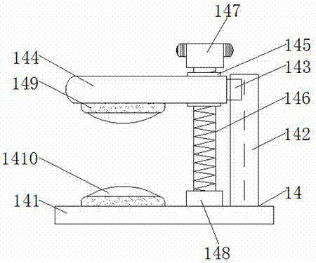 Mechanical part drilling device capable of preventing deviating