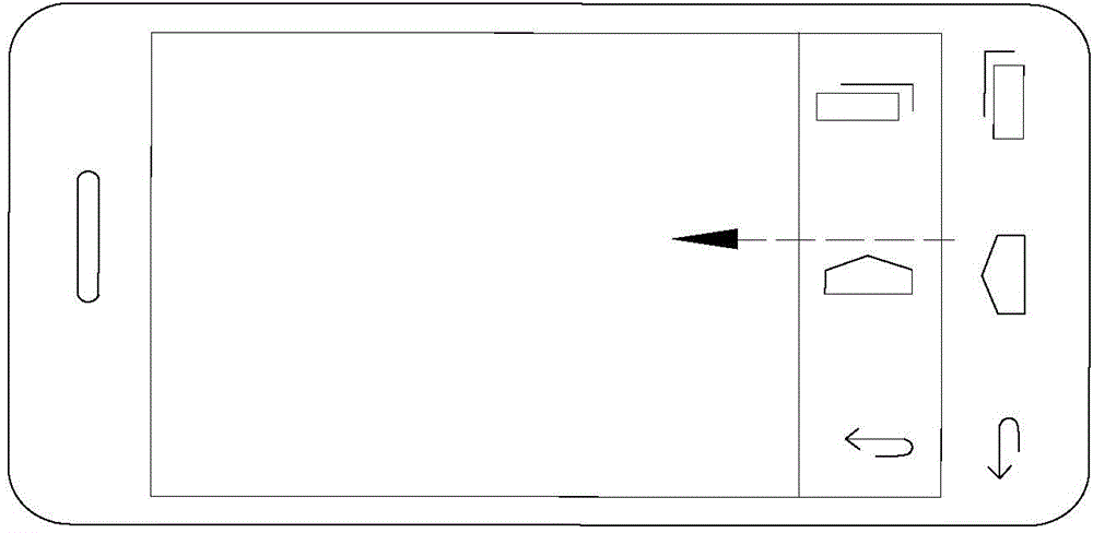 Method and device for preventing touch key misoperations in landscape screen state of mobile terminal