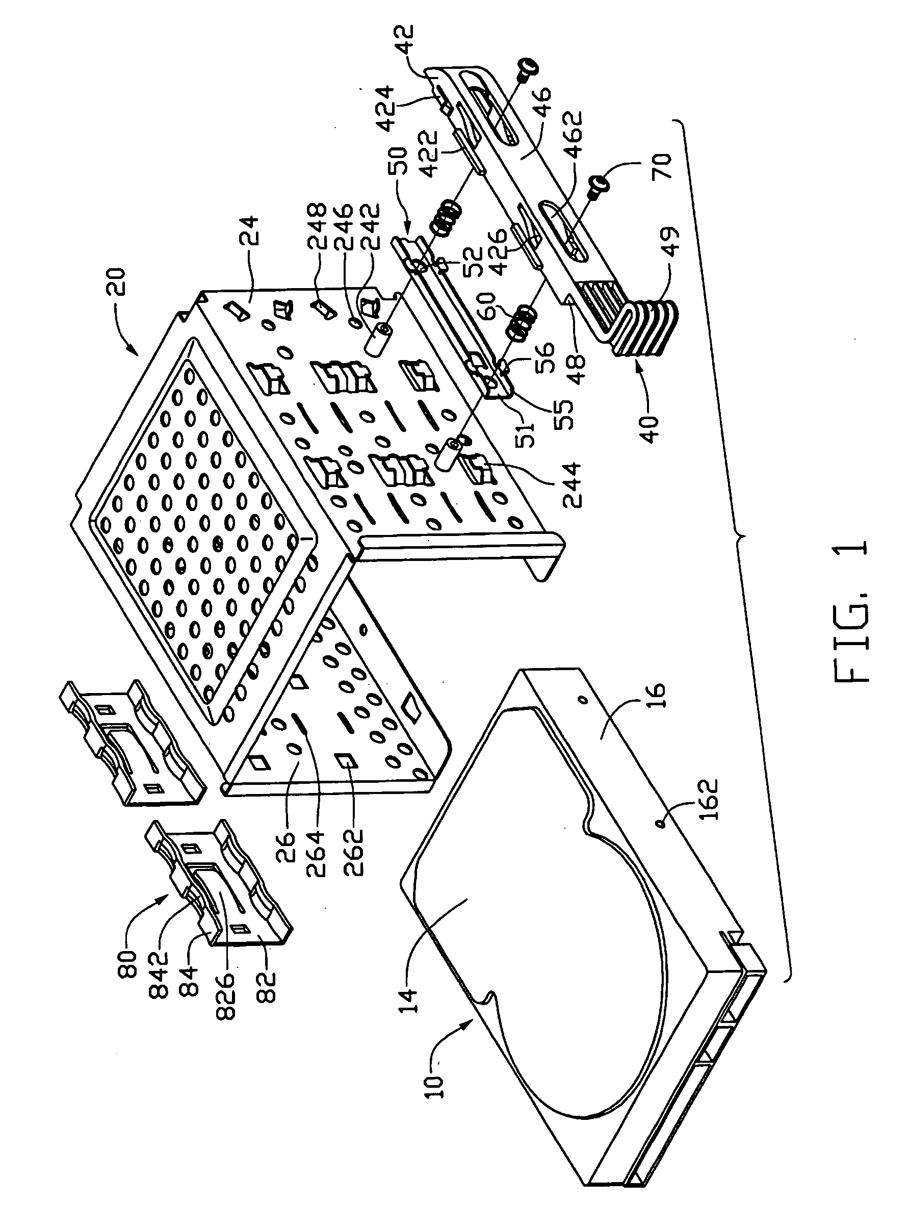 Mounting apparatus for storage device