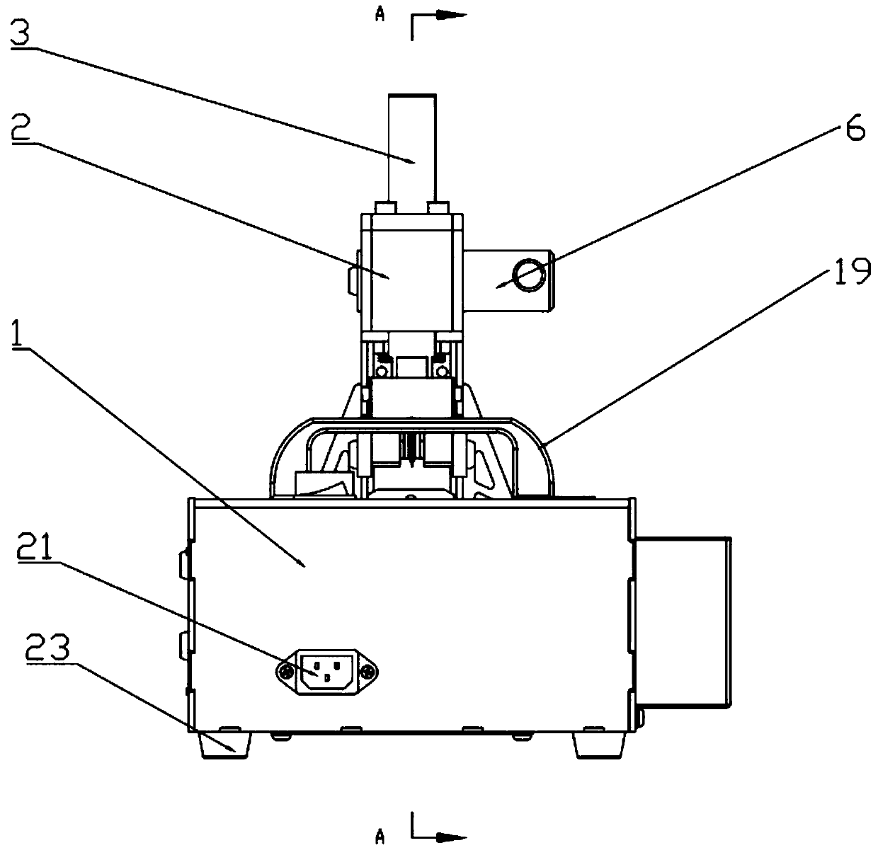 Round bar lifting type stainless steel thin-wall water pipe cutting machine