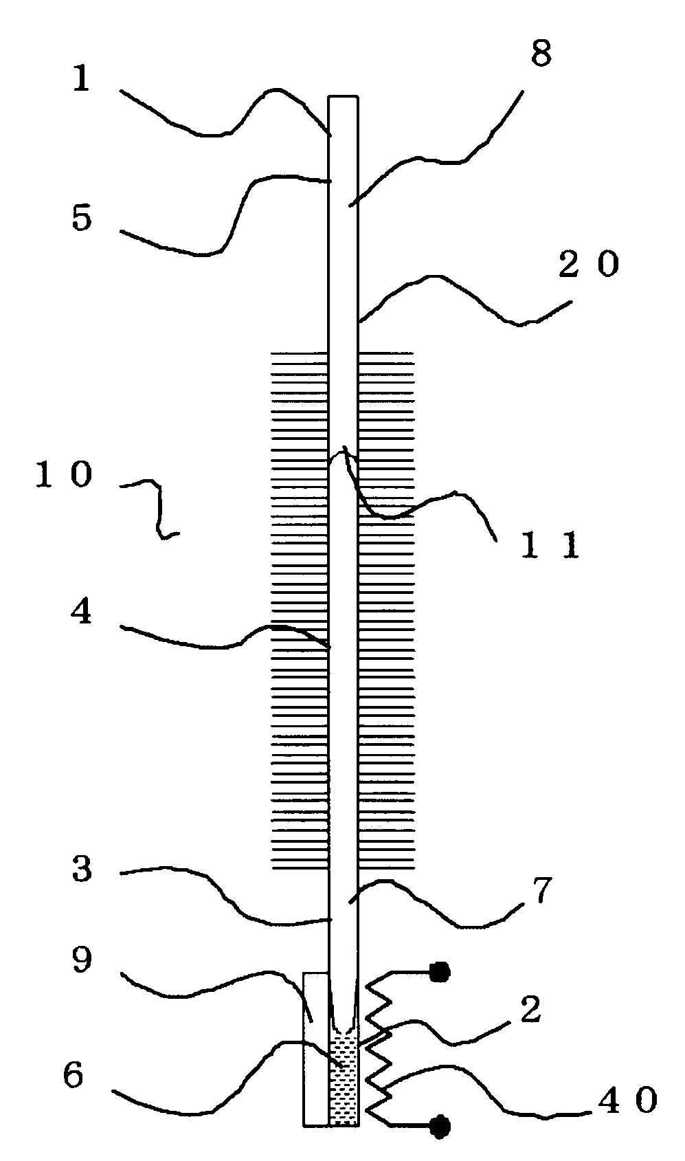 Variable conductance heat pipe