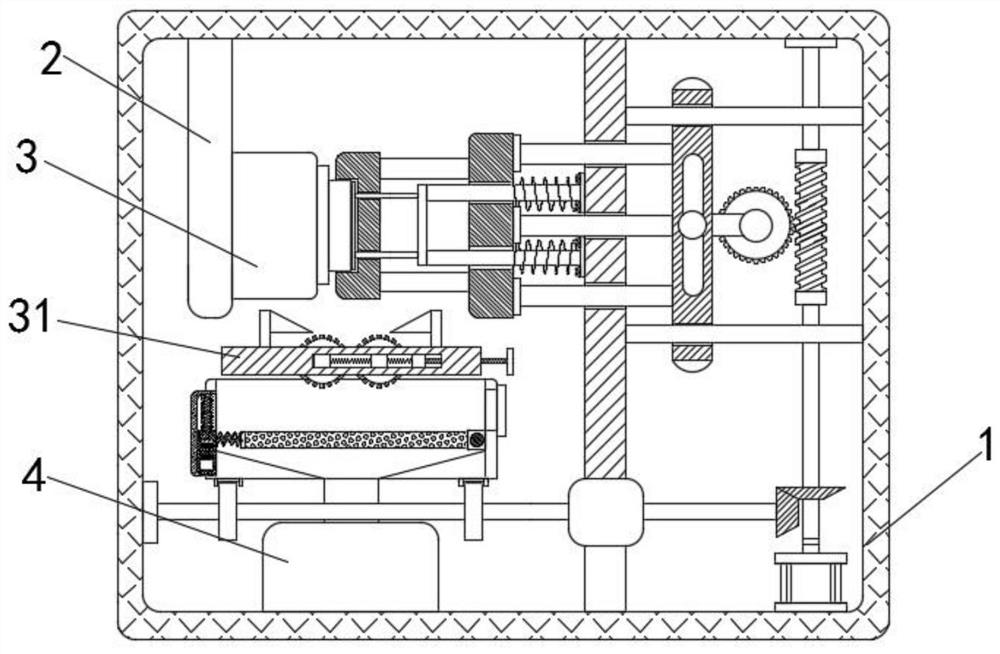 Efficient pole piece cutting device for battery production