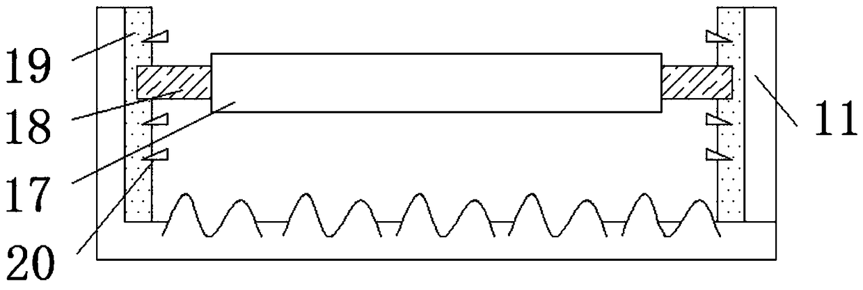 A cable line waterproofing device with a protective mechanism