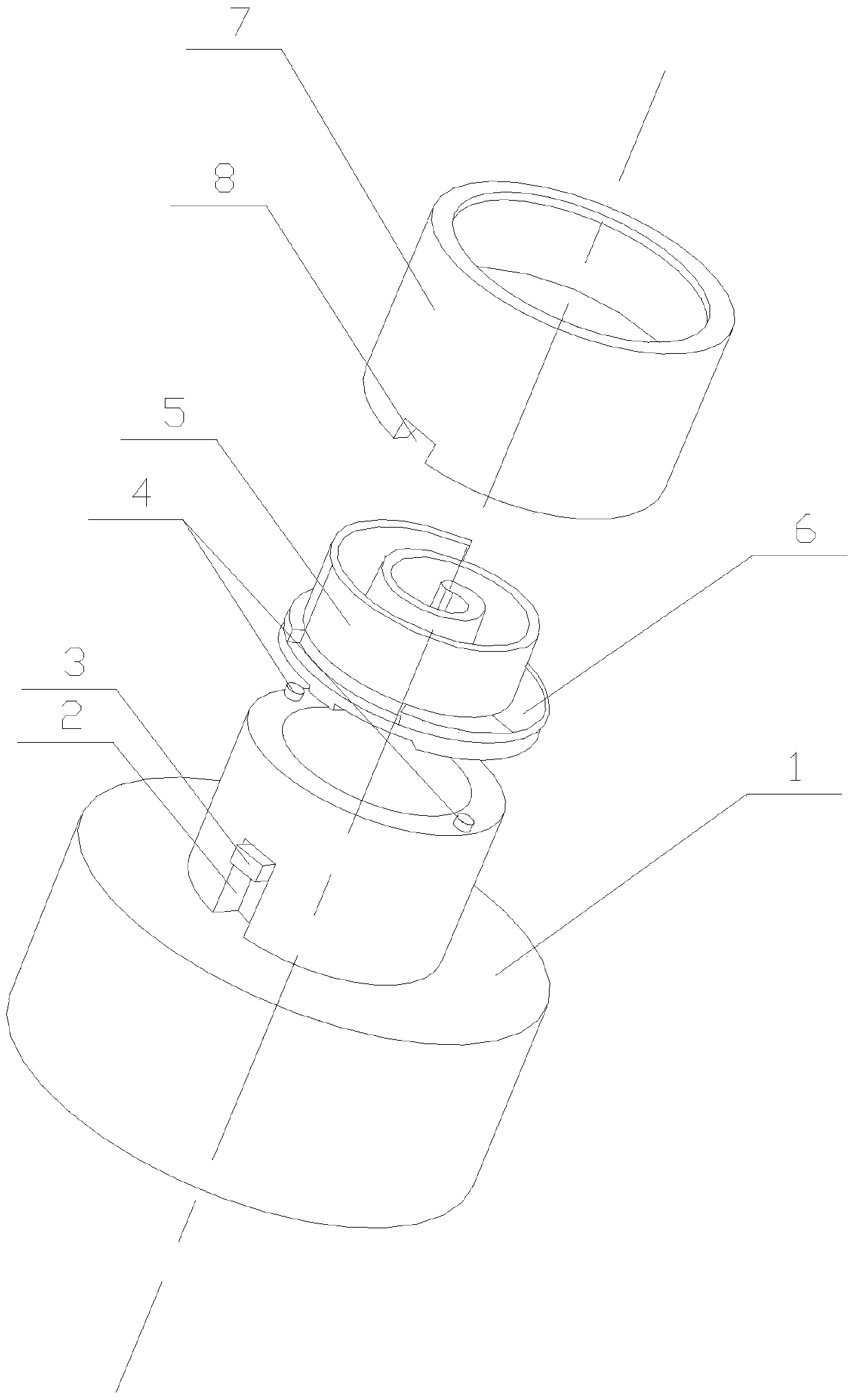 A processing tool for the scroll disk of a scroll compressor