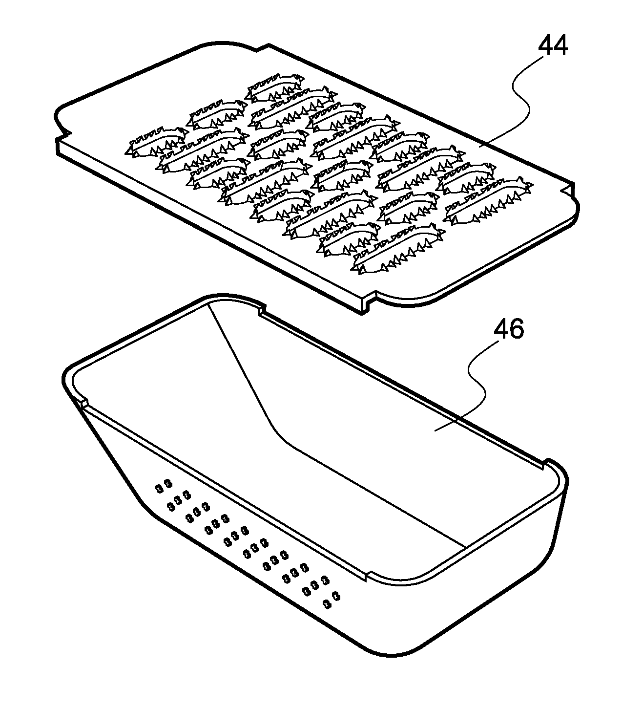 Grating apparatus