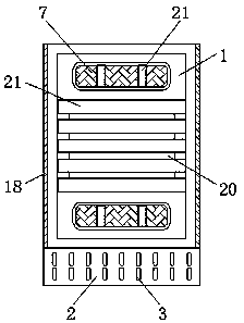 Elevated highway acoustic panel capable of disposing automobile tail gas