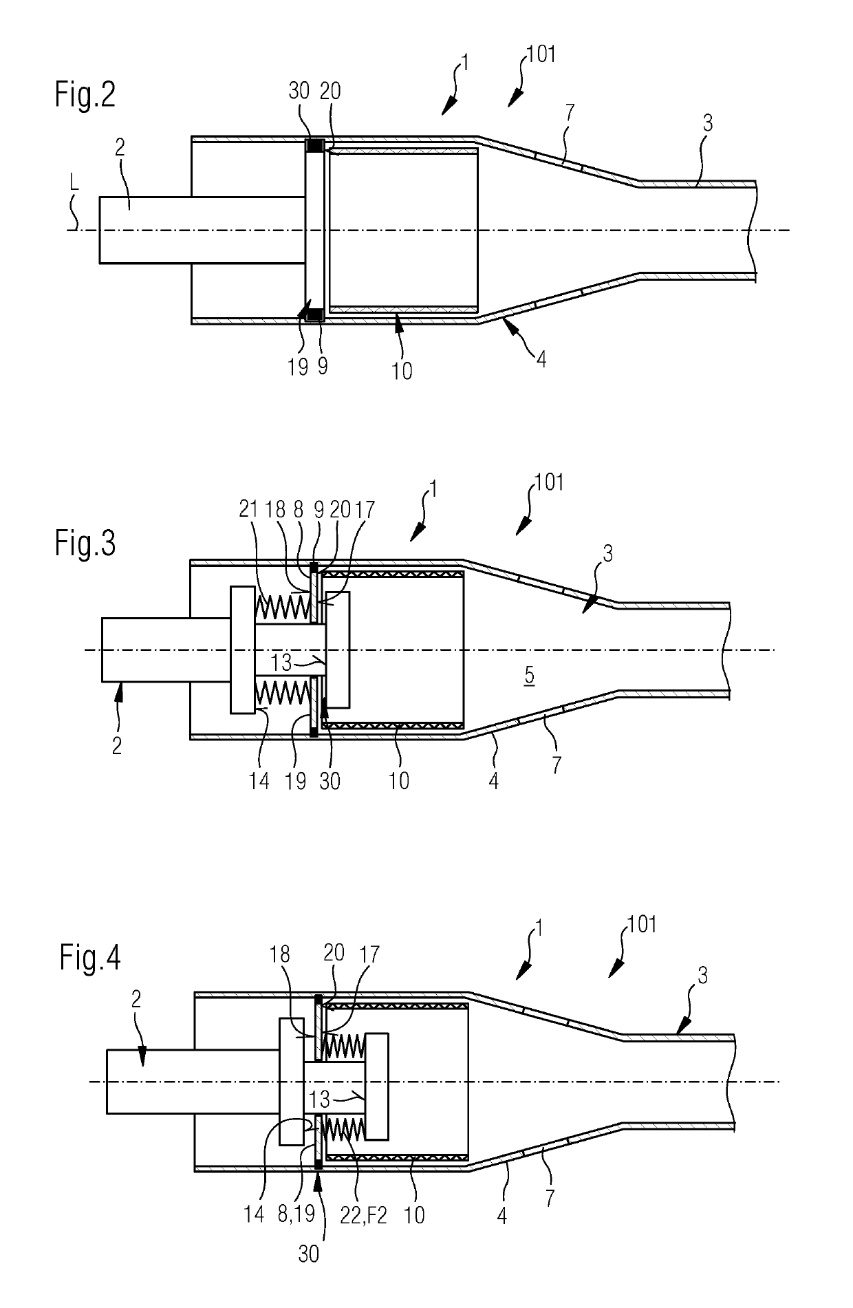 Traction-impact device and force transmission unit having such a traction-impact device