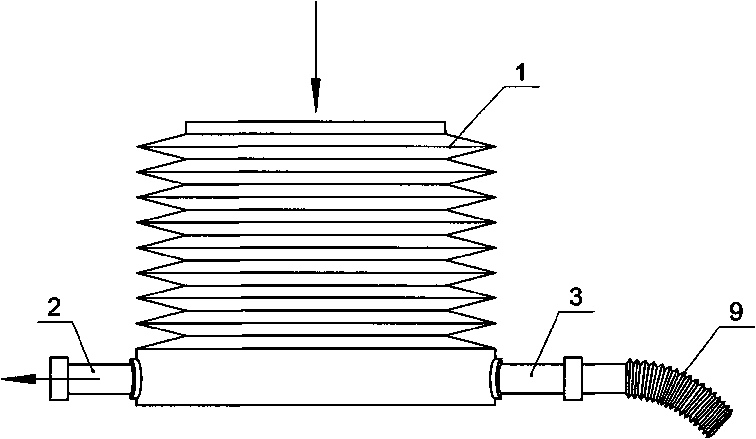 Cow rectum air exhaust device