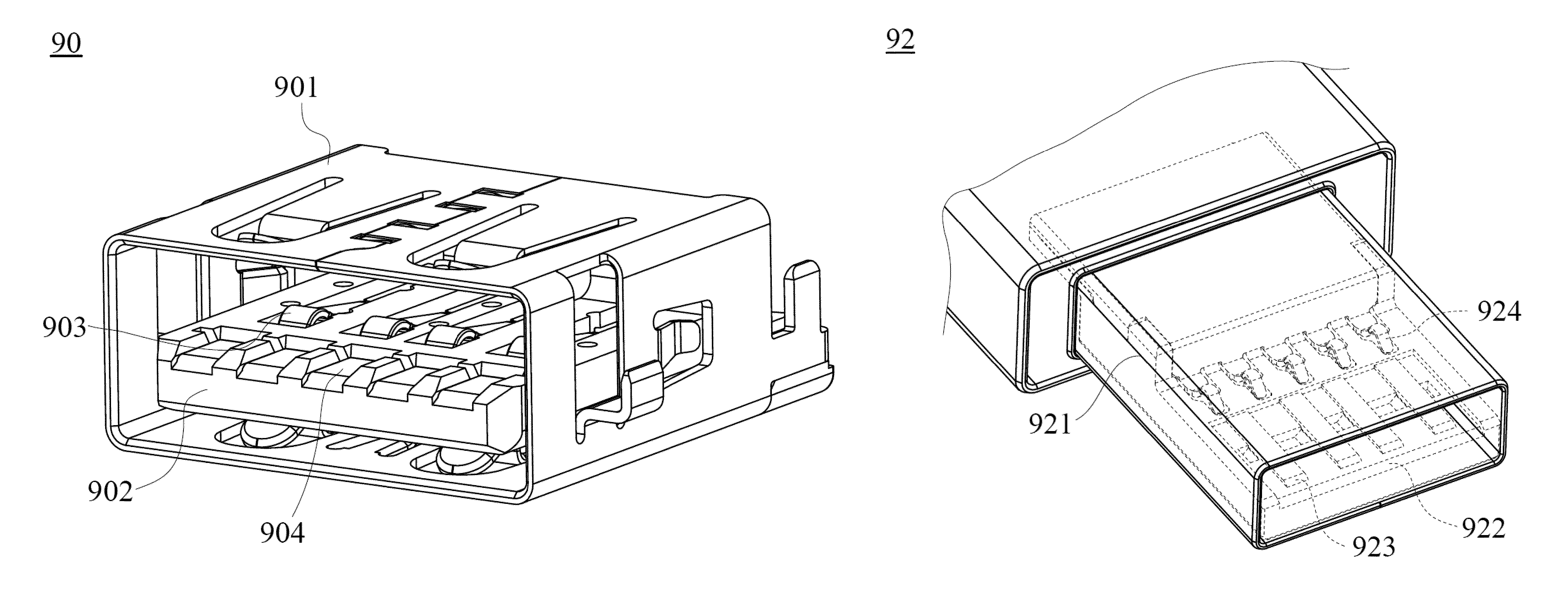 Universal serial bus connector