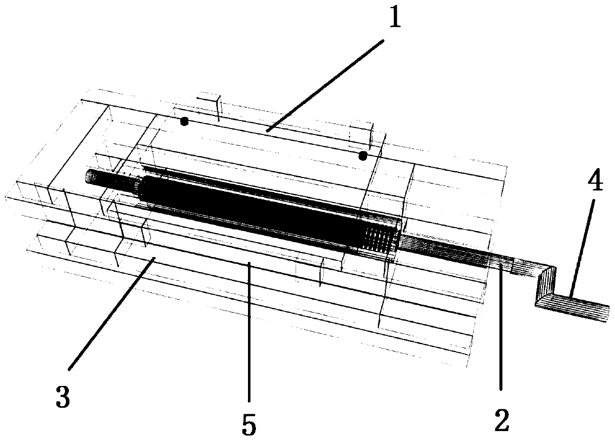 A sliding support device at the bottom of a curved-slant bridge support and a lateral displacement adjustment method