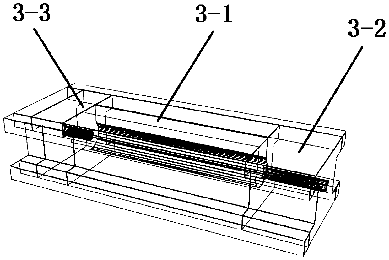 A sliding support device at the bottom of a curved-slant bridge support and a lateral displacement adjustment method