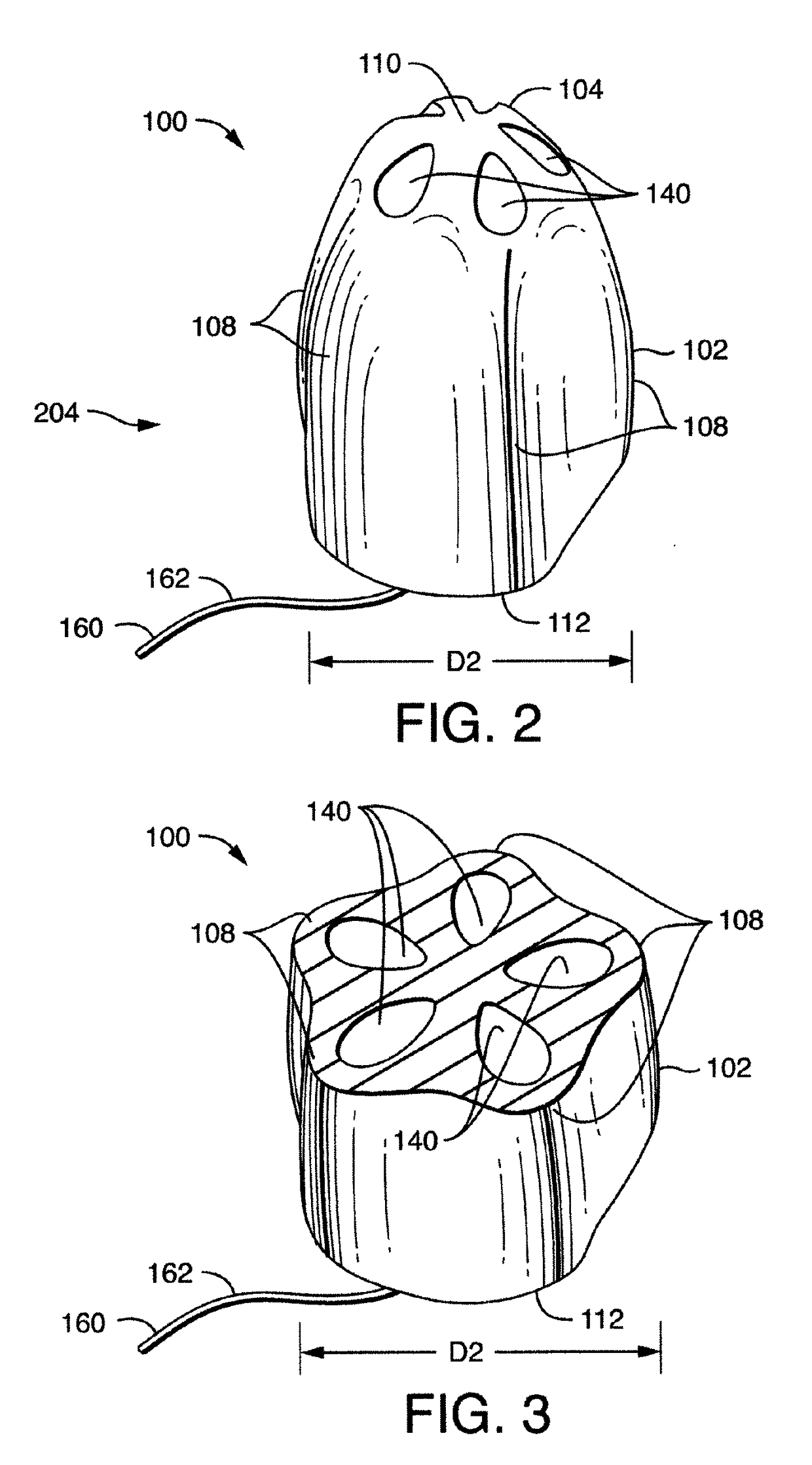 Vaginal insert device having a support portion with plurality of foldable areas