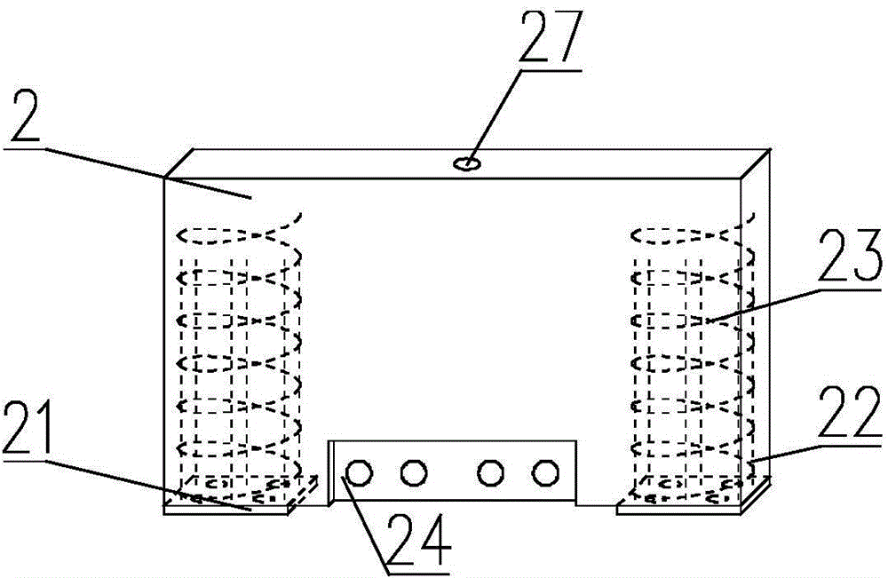 Frictional energy dissipation self-centering shear wall structure with easily restored bottom