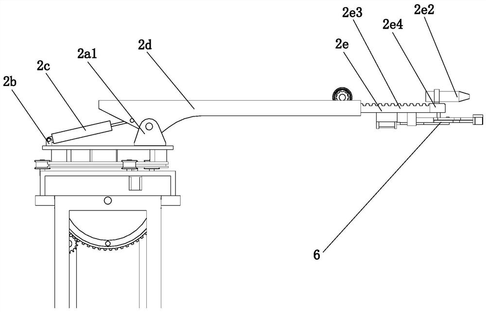 Shotcrete device for coal mine roadway