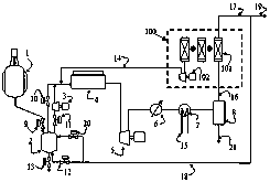 Propylene gas recovery process for batch bulk process polypropylene plant