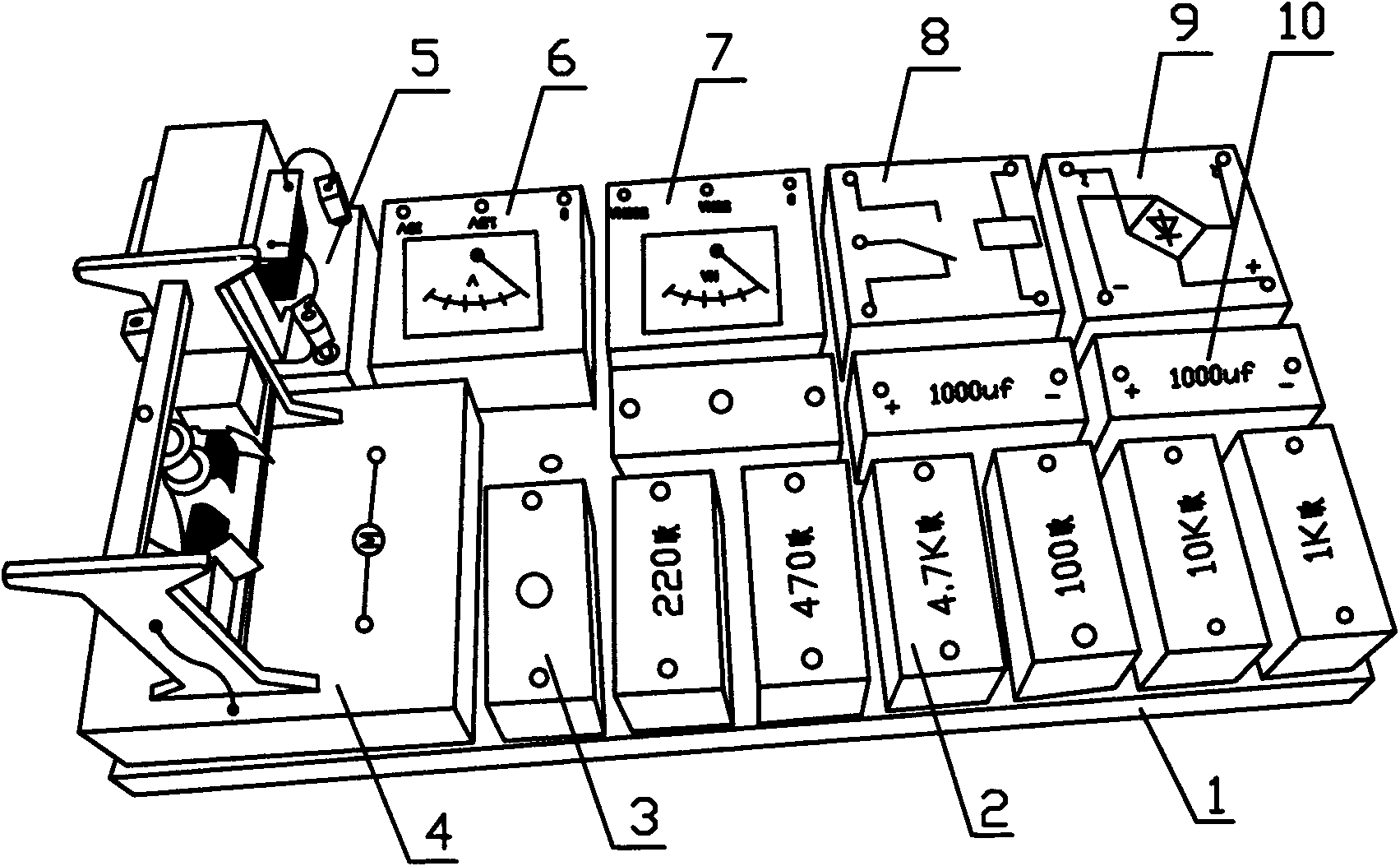 Electricity demonstration box