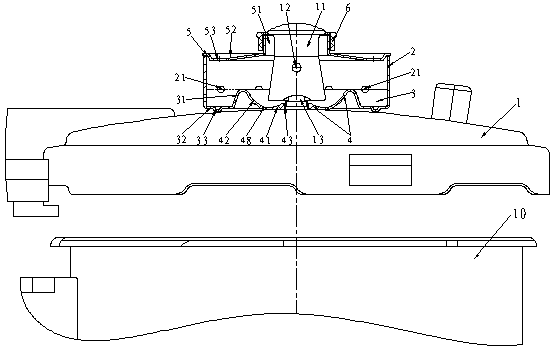 Pressure cooker with functions of preventing splashing and collecting oil and water