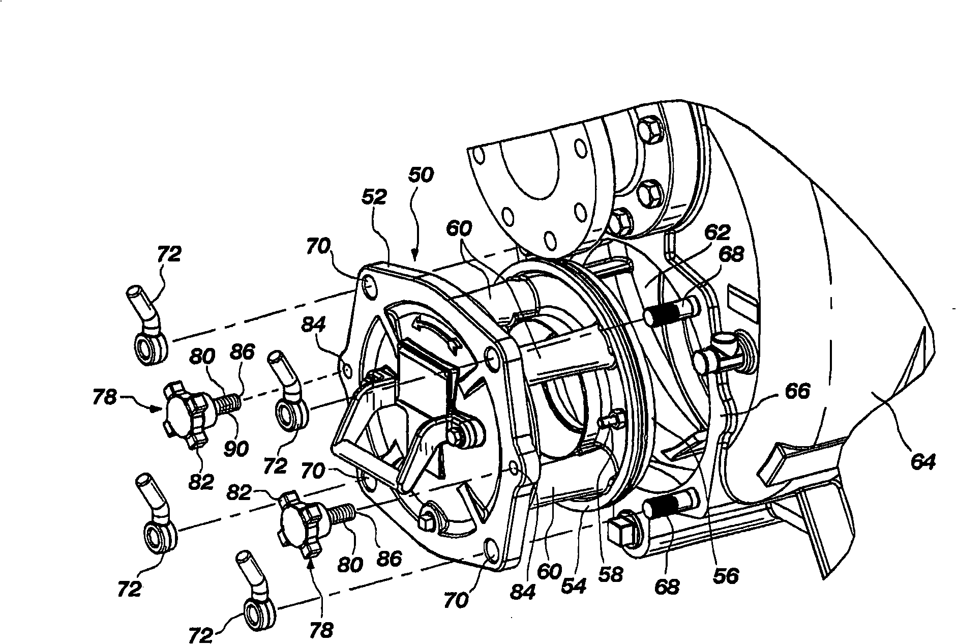 Tool-free adjustable clean-out assembly for a pump