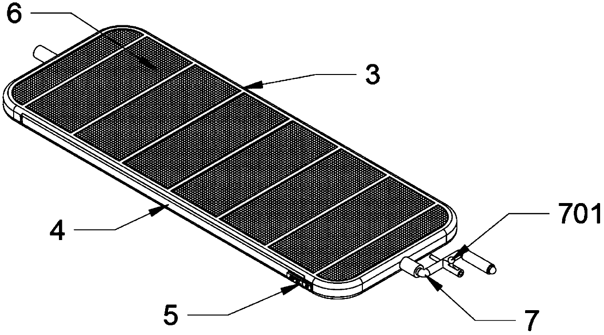 Layered three-dimensional airing device for crops and using method thereof