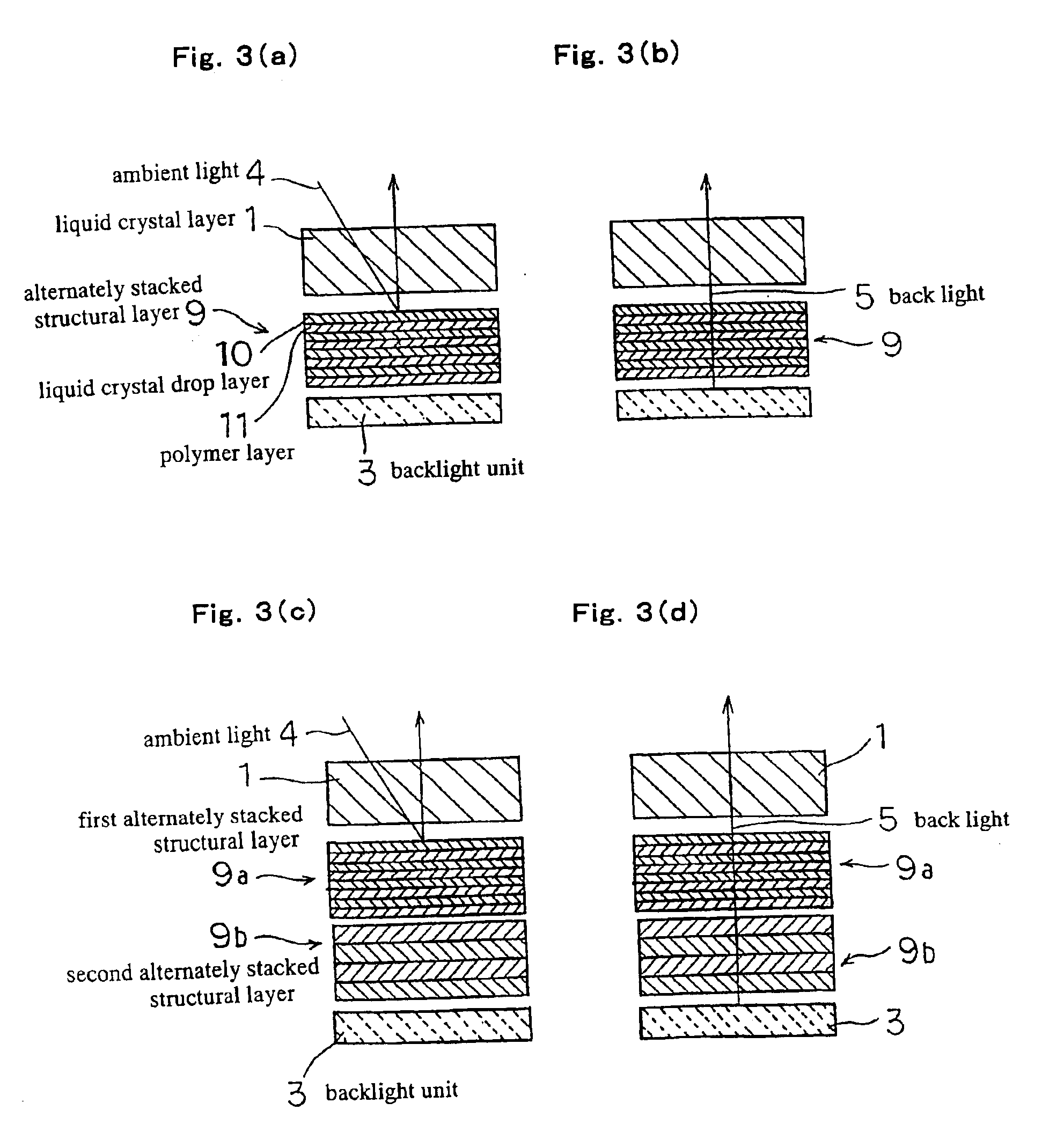 Liquid crystal display device having switchable reflective layer