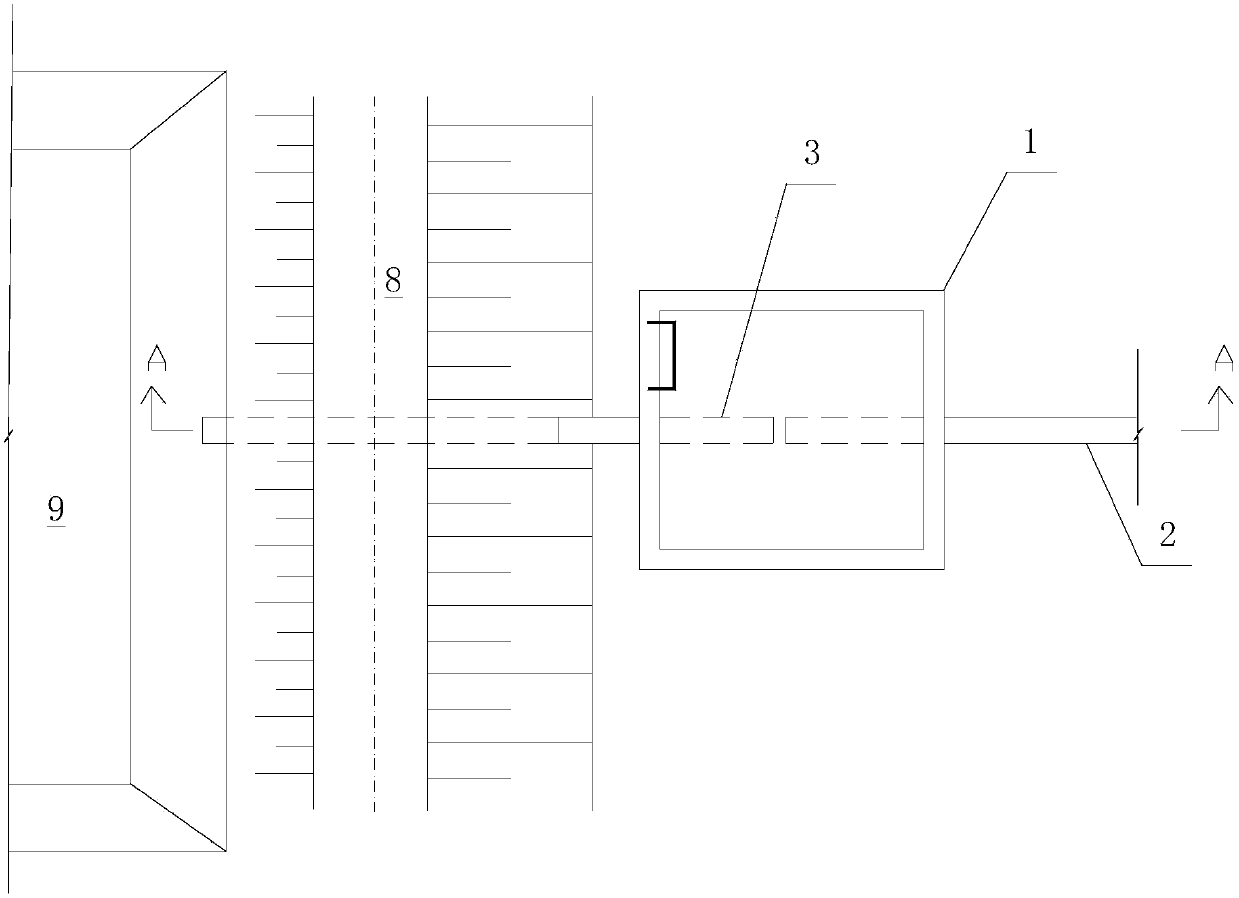 Connection structure for percolate drainage pipe and dam penetrating pipe of solid waste disposal site and construction method