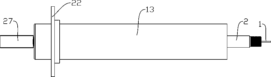 Single-cylinder double-cavity reciprocating damper