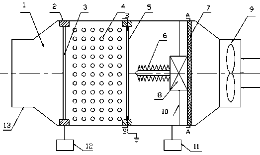 Indoor air purifying method and indoor air purifying device