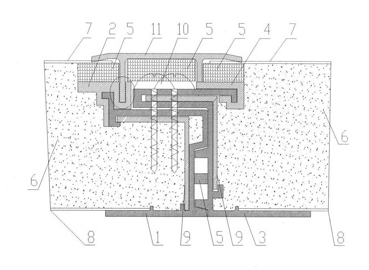 Air-conditioner box with aluminum-plastic composite type plane fastening structure