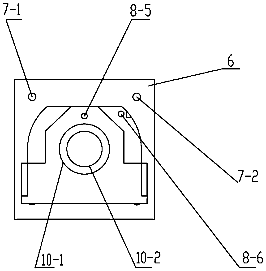 Motor base and machine tool with motor base