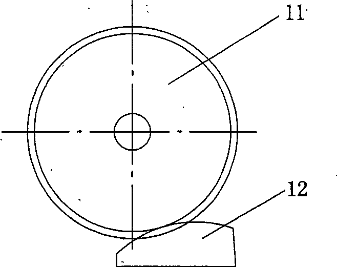 Abrasive machining method for cuneiform aspheric surface