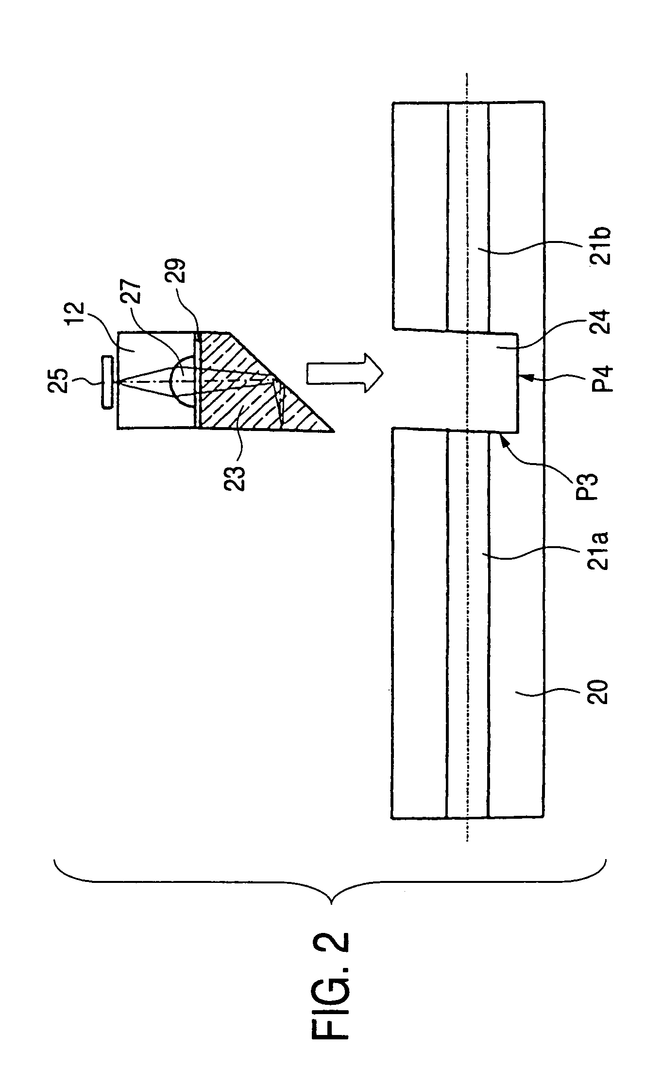 Optical connection device