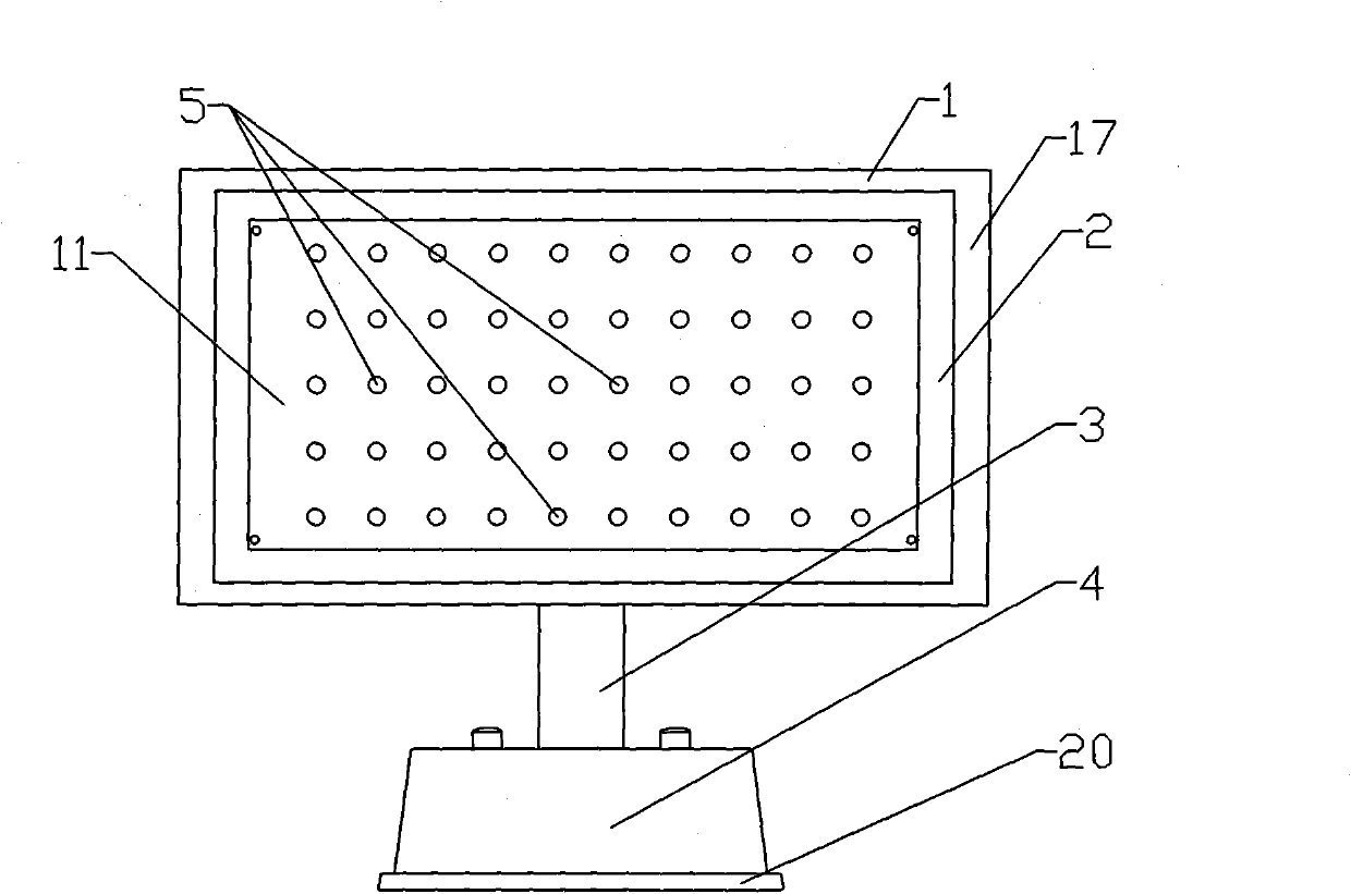 LED rotating projection lamp