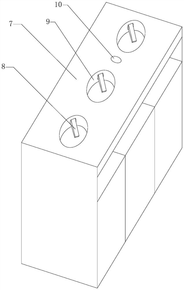 Automatic acid adding device used in storage battery production