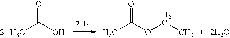 Process for catalytically producing ethylene directly from acetic acid in a single reaction zone