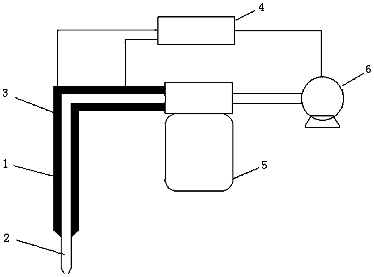 A kind of asphalt automatic sampling device