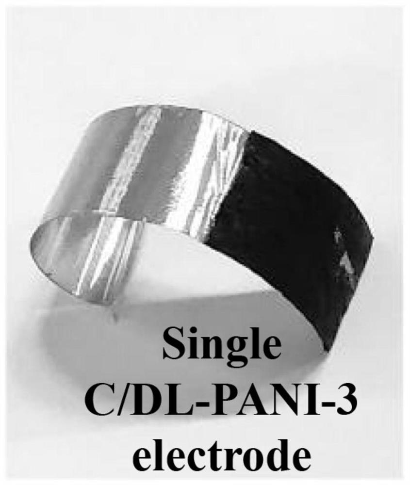 Gel electrode doped with polyaniline in situ and preparation method and application of gel electrode