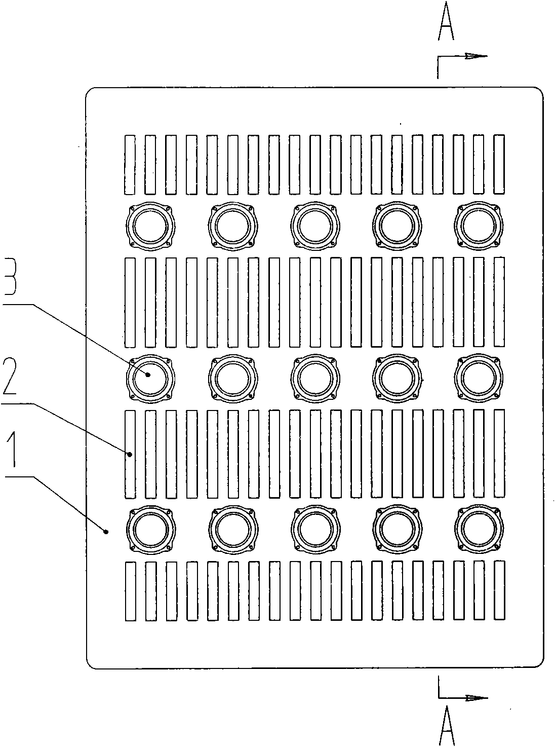 Sheared and drawn plate type LED (light-emitting diode) lamp radiator