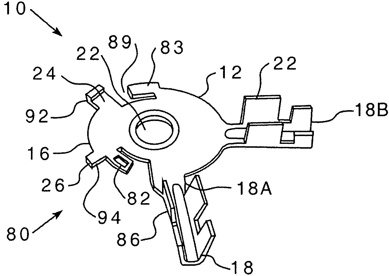 Interlocking ring terminals