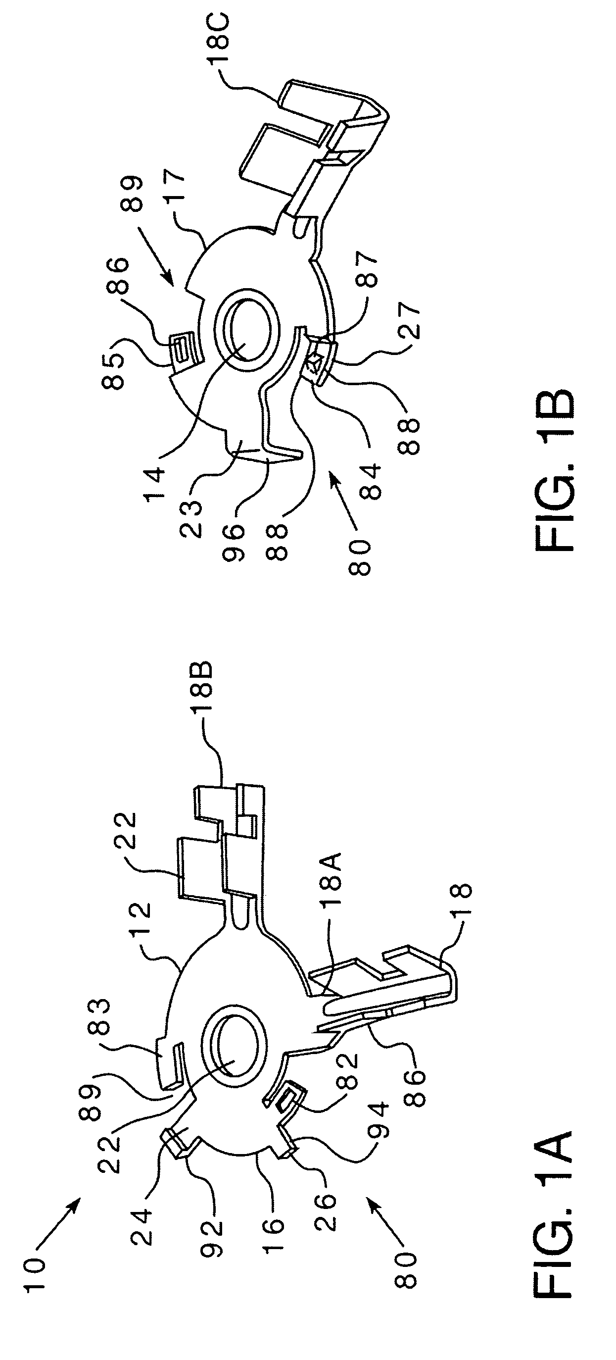 Interlocking ring terminals