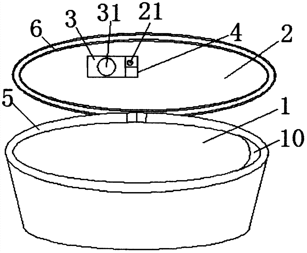 Steam device for family bathroom