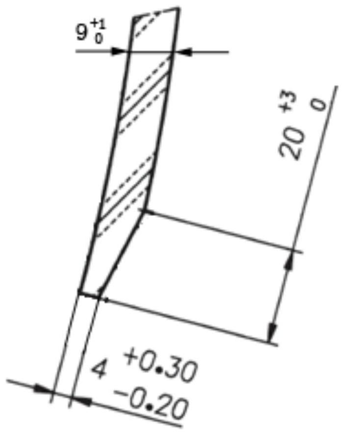 Scribing device for aviation transparent glass of airplane