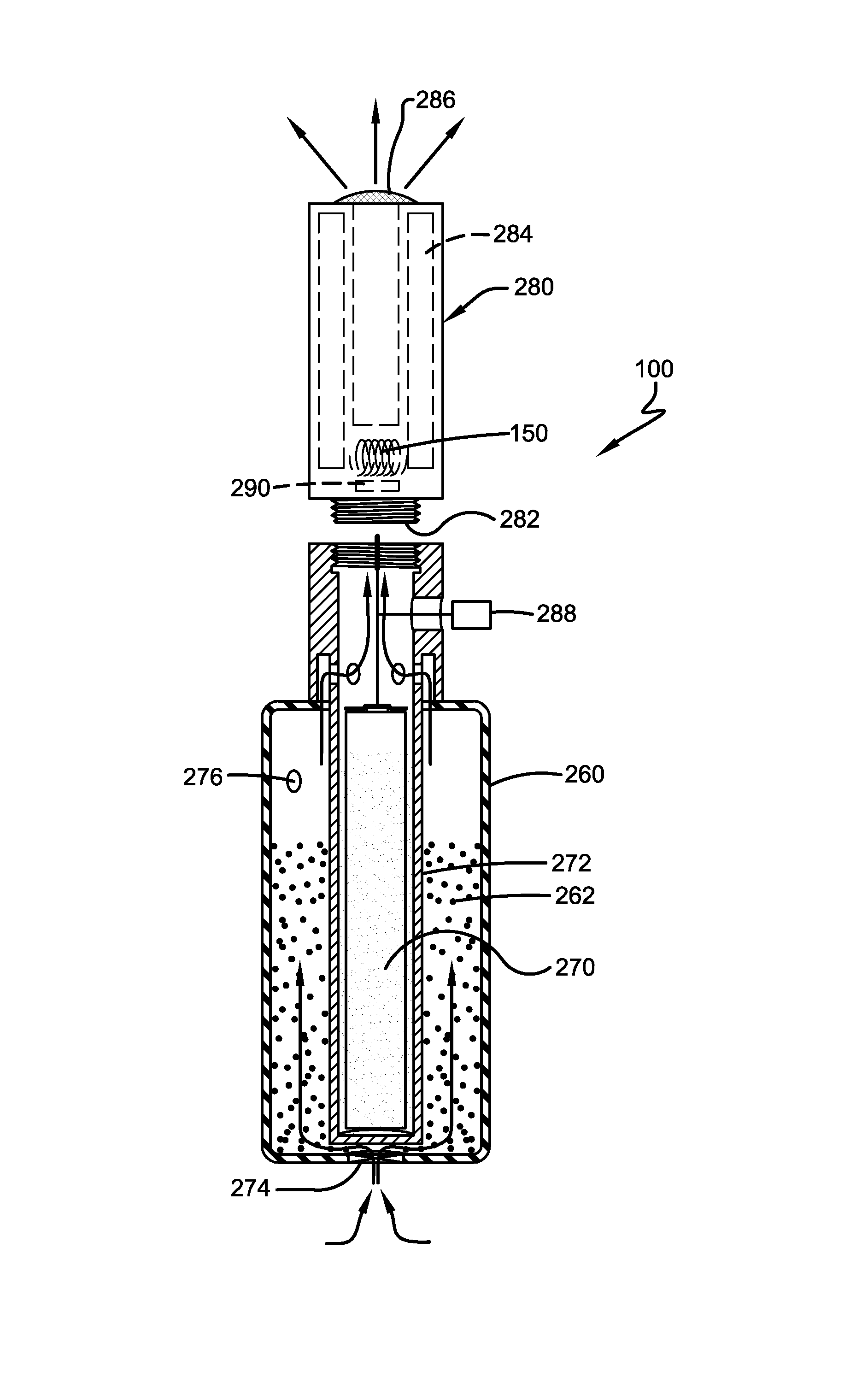 Device for creating and distributing vaporized scent