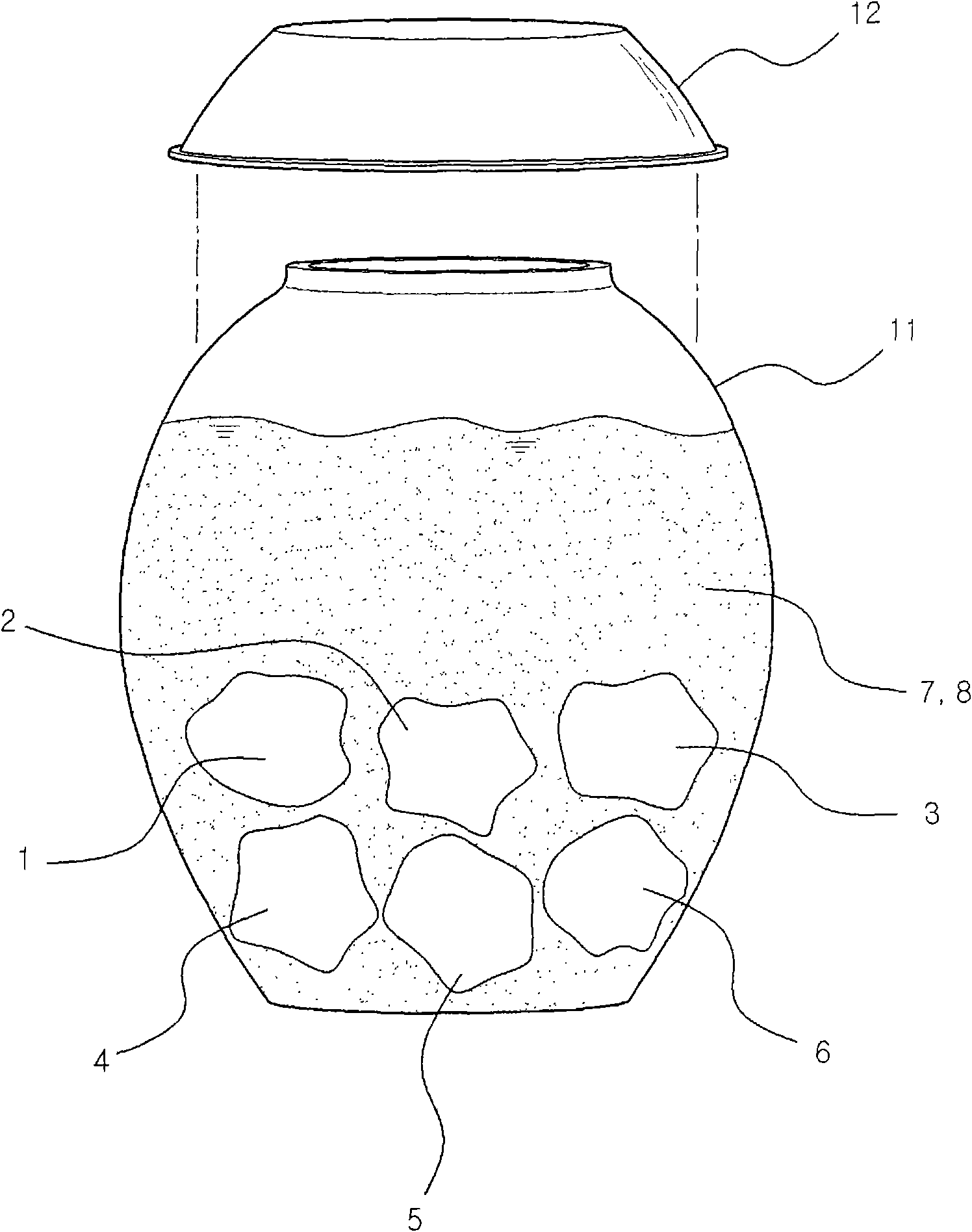 Alcoholic liquor additive and method for preparation thereof