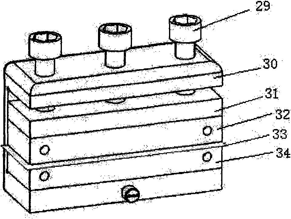 Flowing injection colorimetric measurement method and device for anion synthetic detergent content of water