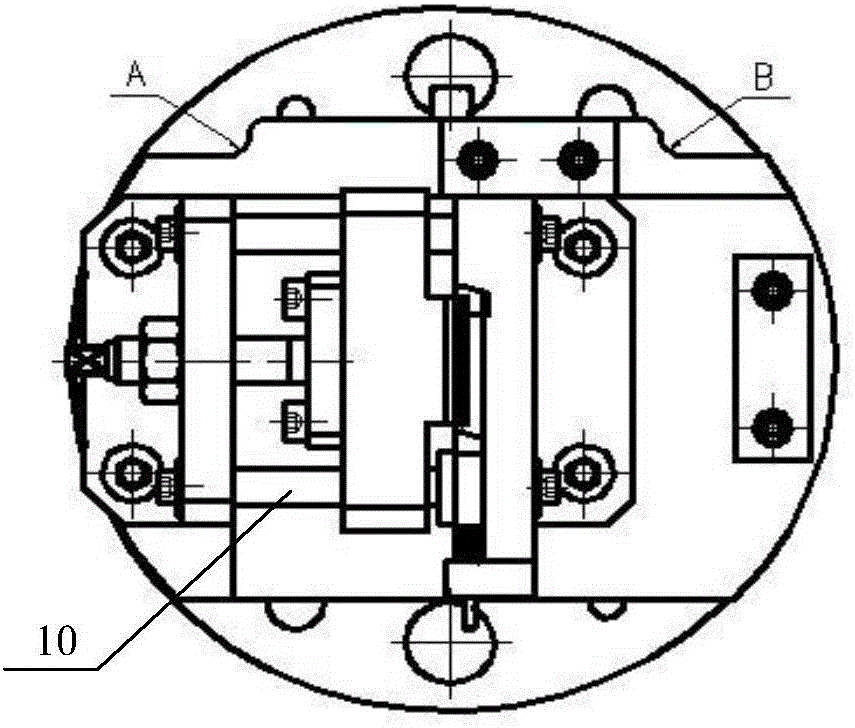 Robot quick-changing gripper for grinding