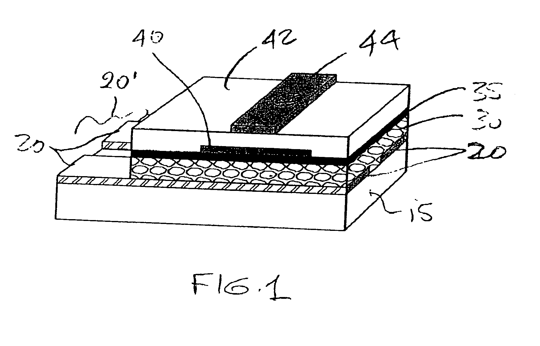 Mixed absorber layer for displays