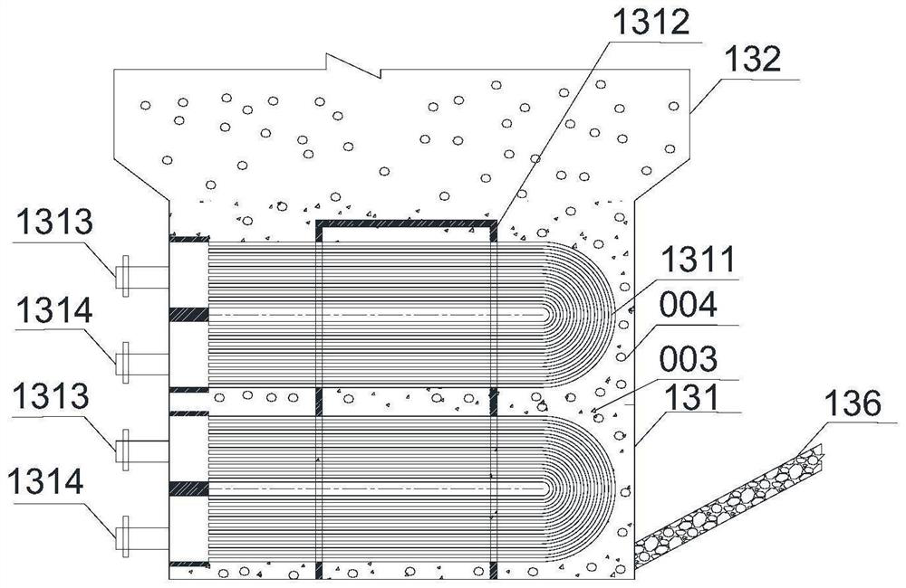 Heating furnace system and combustion and heat recovery method of heating furnace system