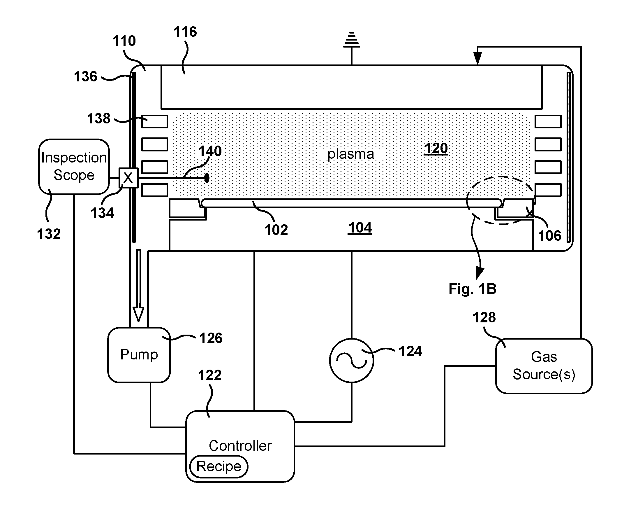 Estimation of lifetime remaining for a consumable-part in a semiconductor manufacturing chamber