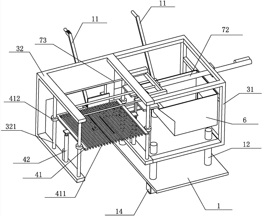 Semi-automatic pyrethrum harvesting device