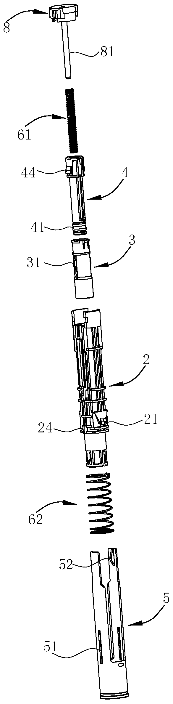 Injection training device with sound prompting function